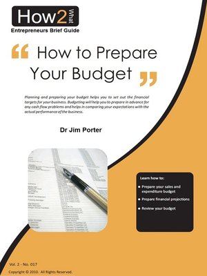 cover image of How to Prepare Your Budget